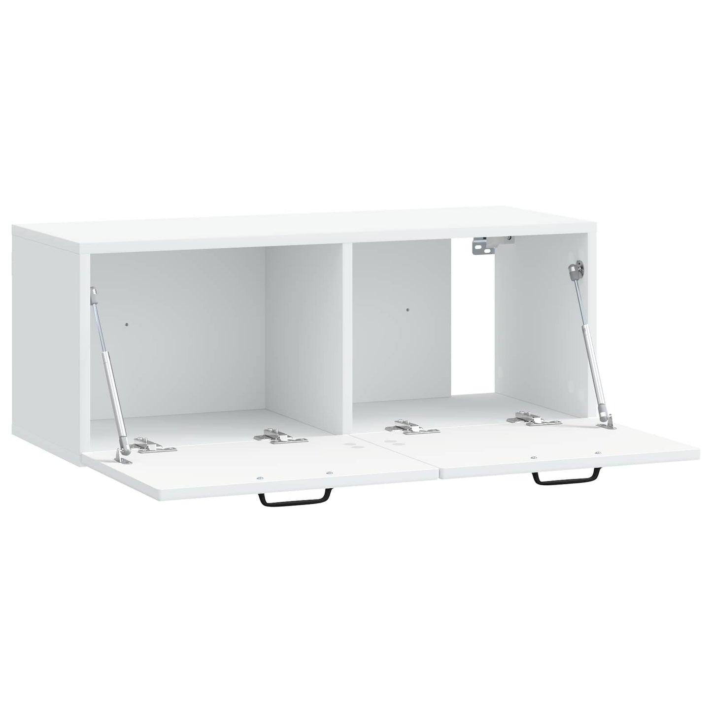 vidaXL Wall-Mounted TV Cabinet White 78.5 x 31 x 30 cm Engineered Wood