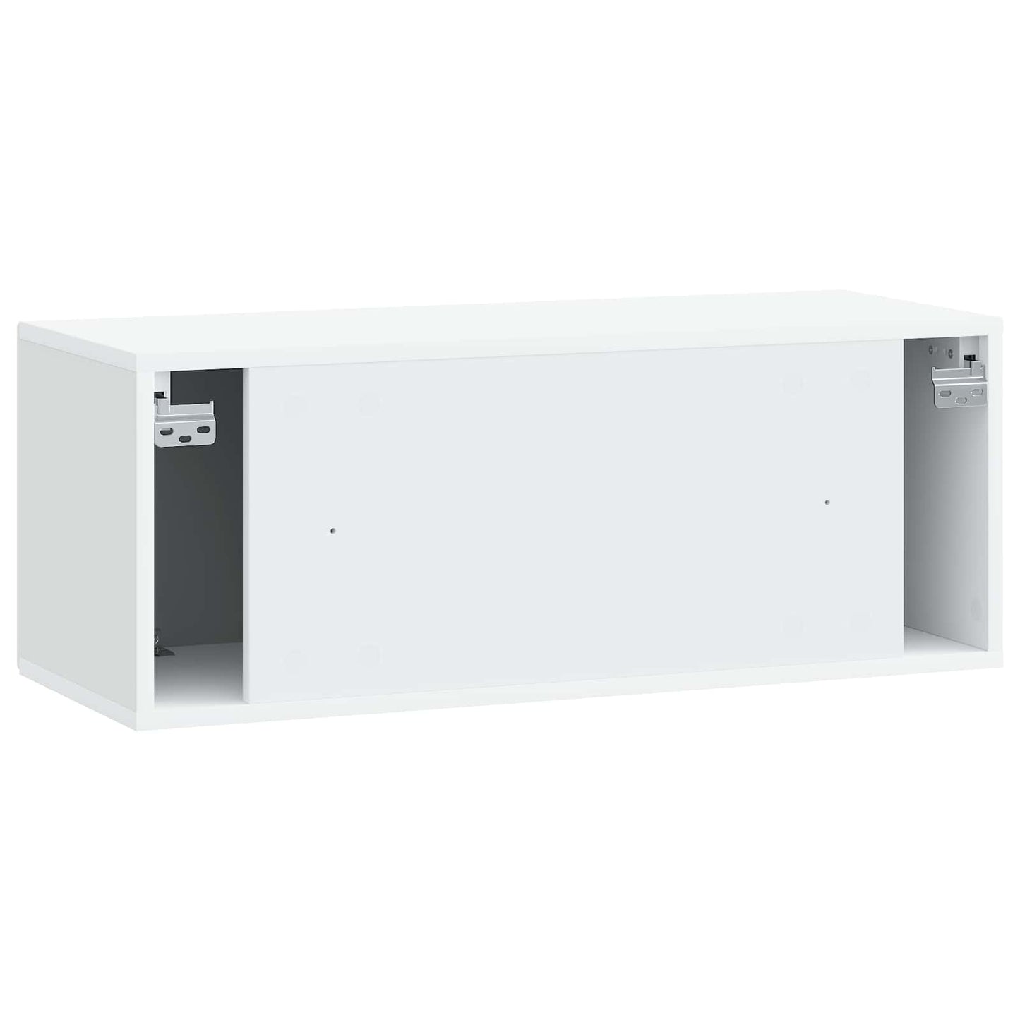 vidaXL Wall-Mounted TV Cabinet White 78.5 x 31 x 30 cm Engineered Wood