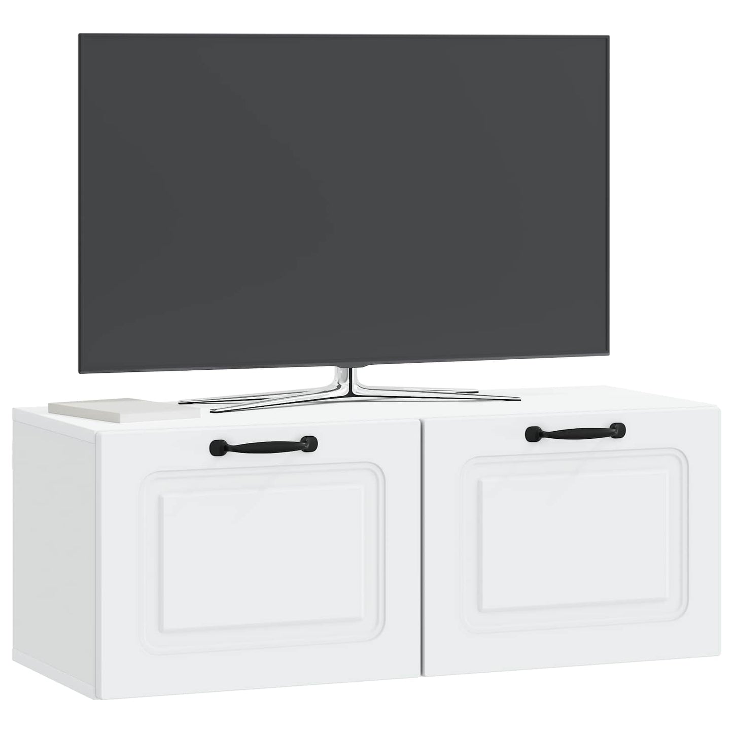 vidaXL Wall-Mounted TV Cabinet White 78.5 x 31 x 30 cm Engineered Wood