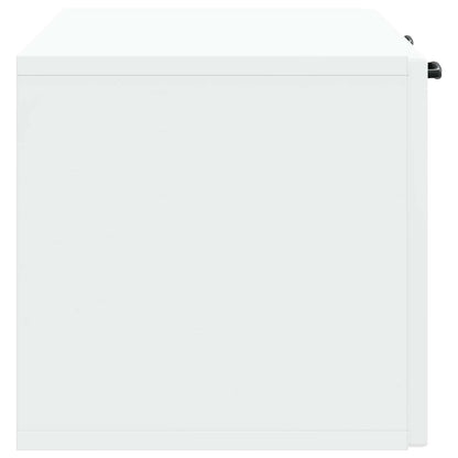 vidaXL Wall-Mounted TV Cabinet White 78.5 x 31 x 30 cm Engineered Wood