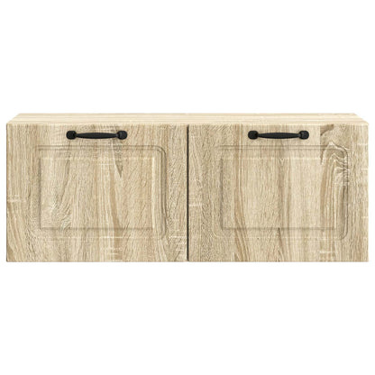 vidaXL Wall-Mounted TV Cabinet Sonoma Oak 78.5 x 31 x 30 cm