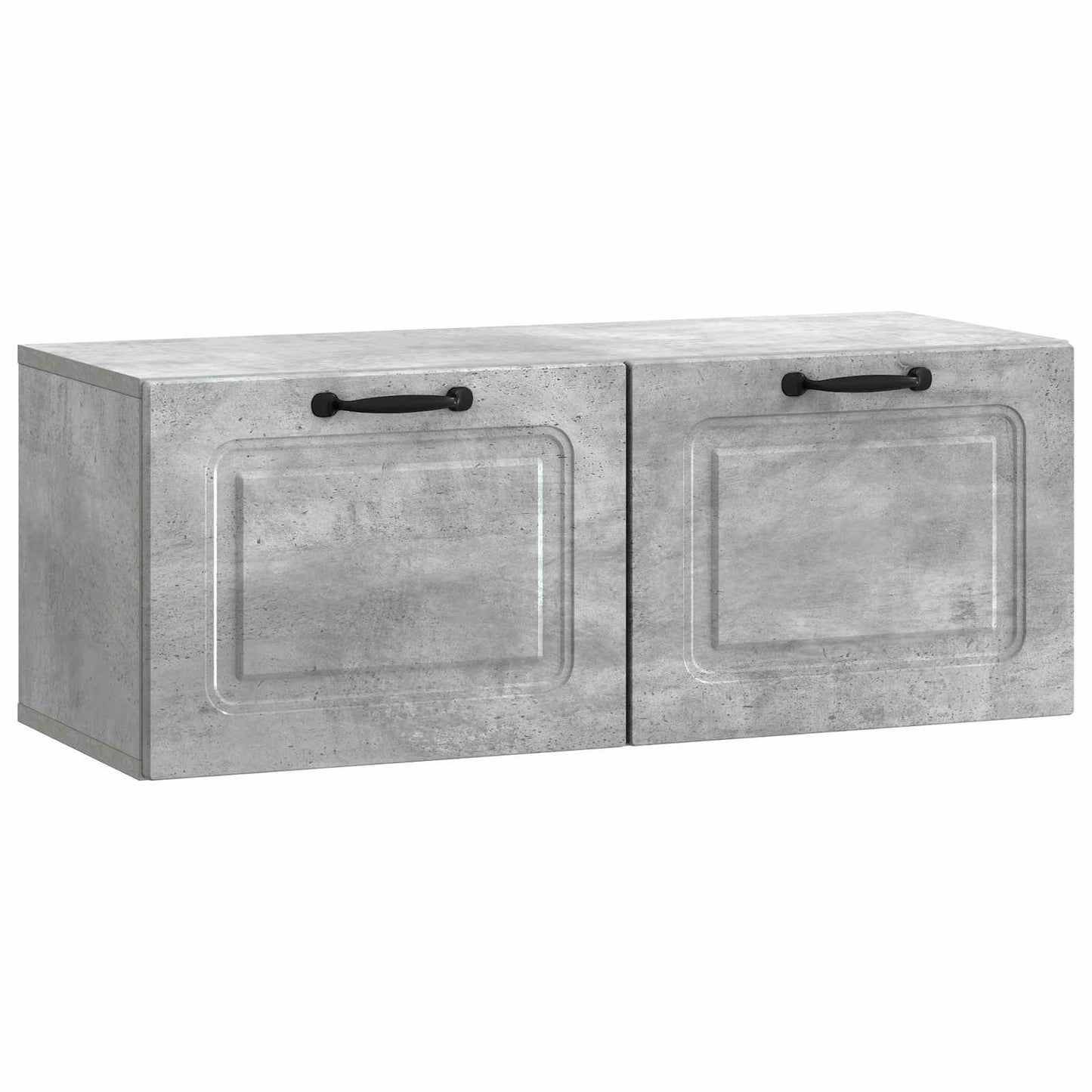 vidaXL Wall-Mounted TV Cabinet Concrete Grey 78.5 x 31 x 30 cm