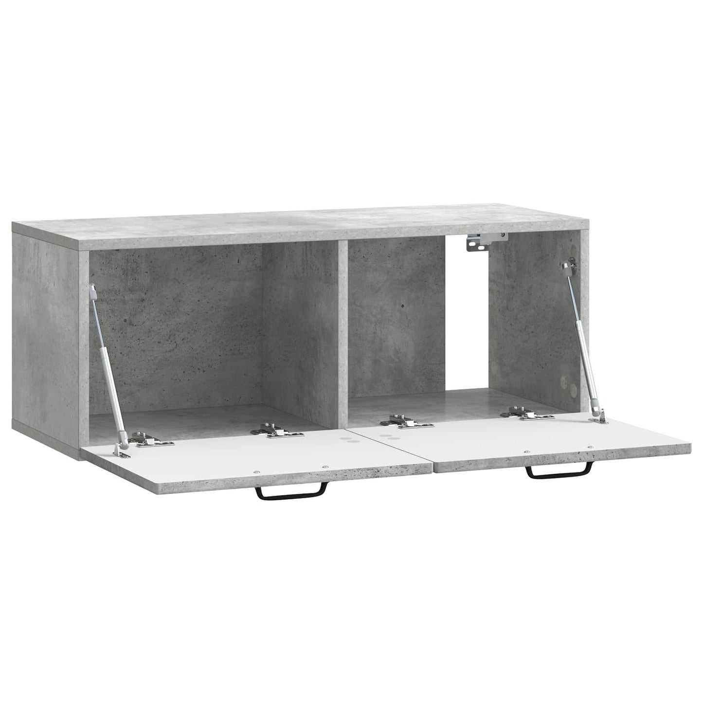 vidaXL Wall-Mounted TV Cabinet Concrete Grey 78.5 x 31 x 30 cm