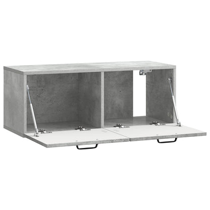 vidaXL Wall-Mounted TV Cabinet Concrete Grey 78.5 x 31 x 30 cm