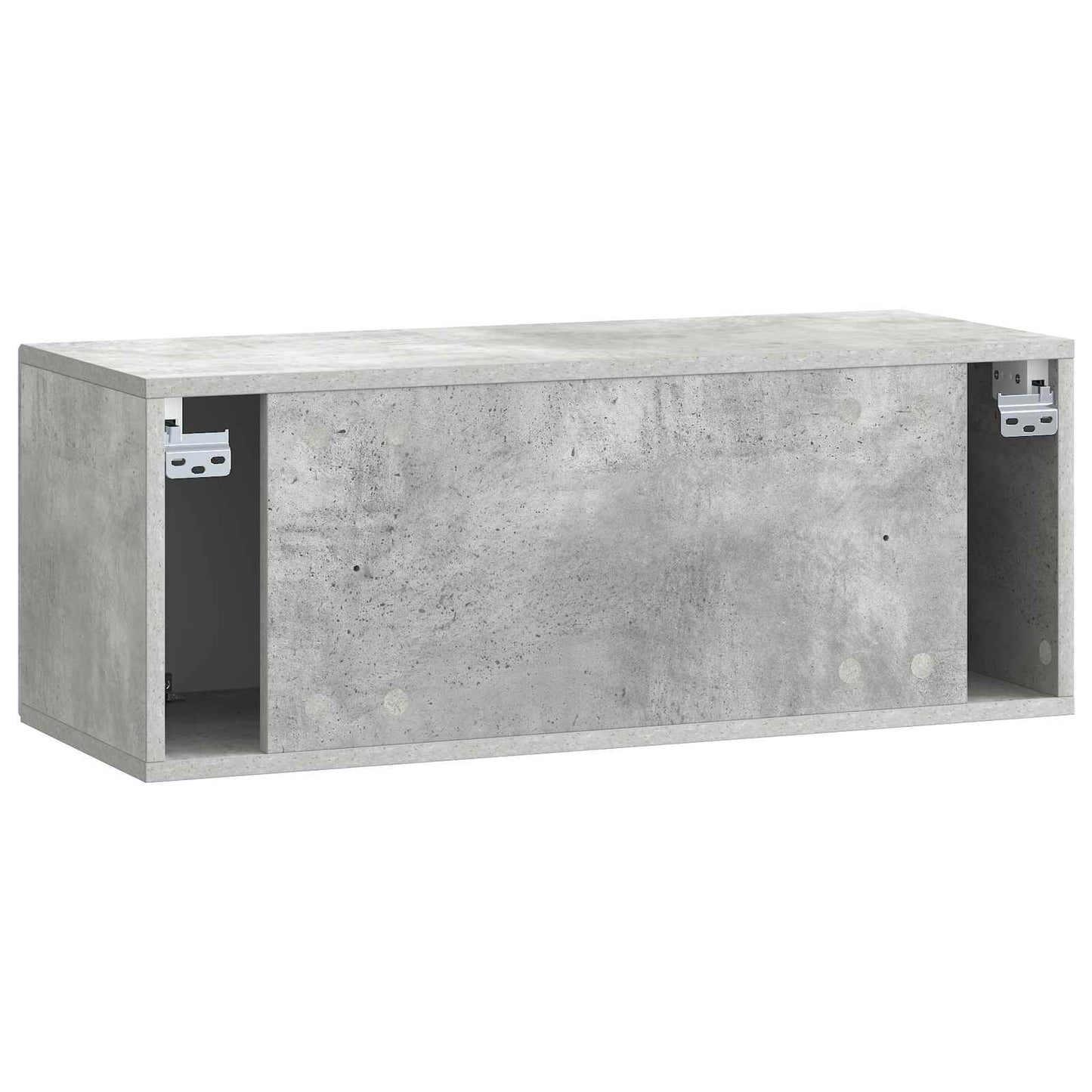 vidaXL Wall-Mounted TV Cabinet Concrete Grey 78.5 x 31 x 30 cm