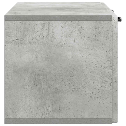 vidaXL Wall-Mounted TV Cabinet Concrete Grey 78.5 x 31 x 30 cm