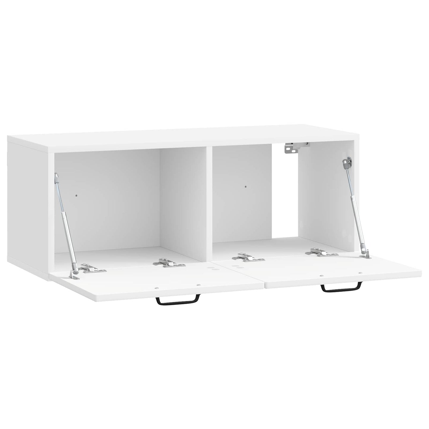 vidaXL Wall-Mounted TV Cabinet High Gloss White 78.5 x 31 x 30 cm
