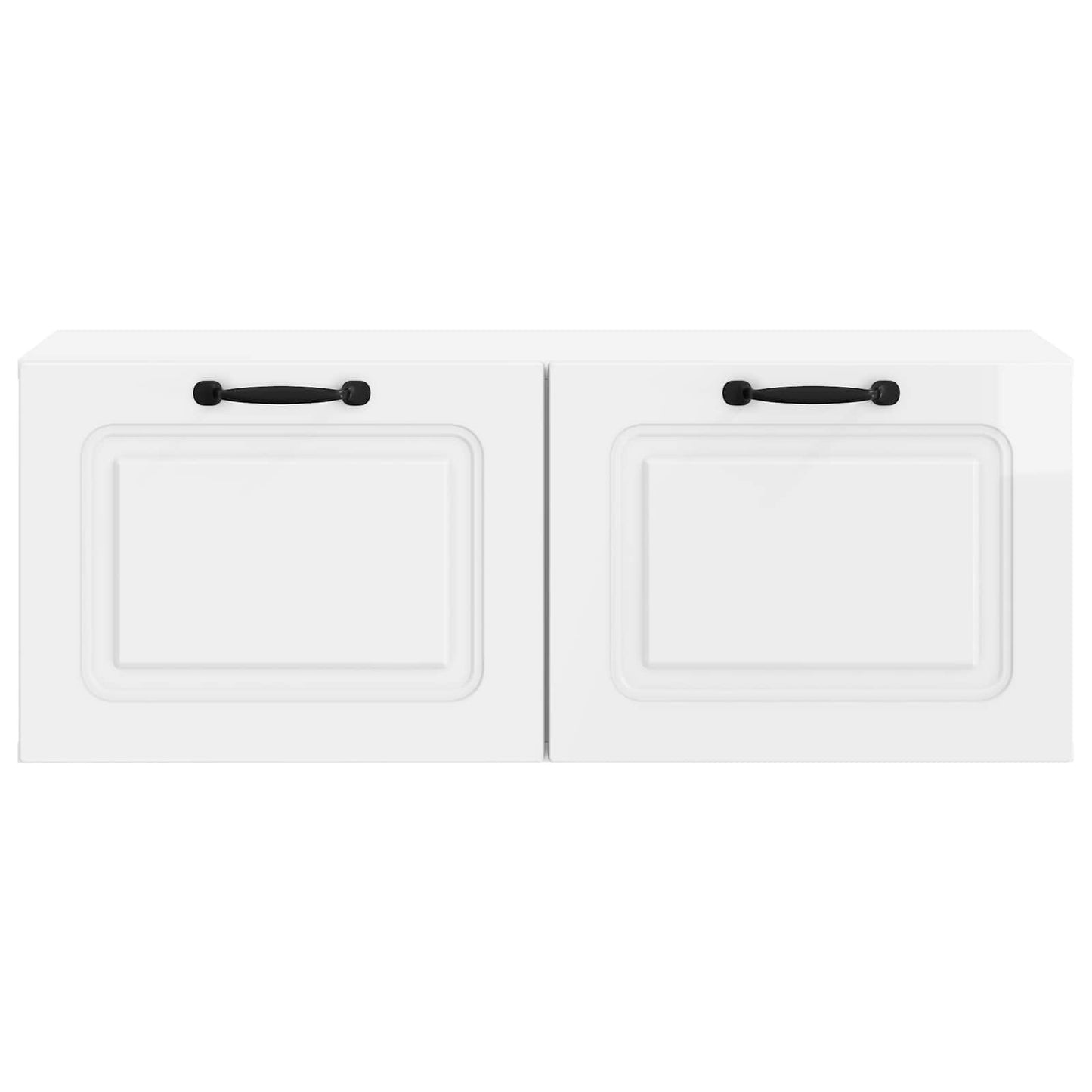 vidaXL Wall-Mounted TV Cabinet High Gloss White 78.5 x 31 x 30 cm