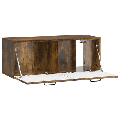 vidaXL Wall-Mounted TV Cabinet Smoked Oak 78.5 x 31 x 30 cm