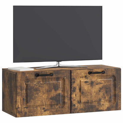 vidaXL Wall-Mounted TV Cabinet Smoked Oak 78.5 x 31 x 30 cm