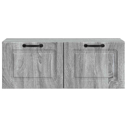 vidaXL Wall-Mounted TV Cabinet 78.5 x 31 x 30 cm Grey Sonoma