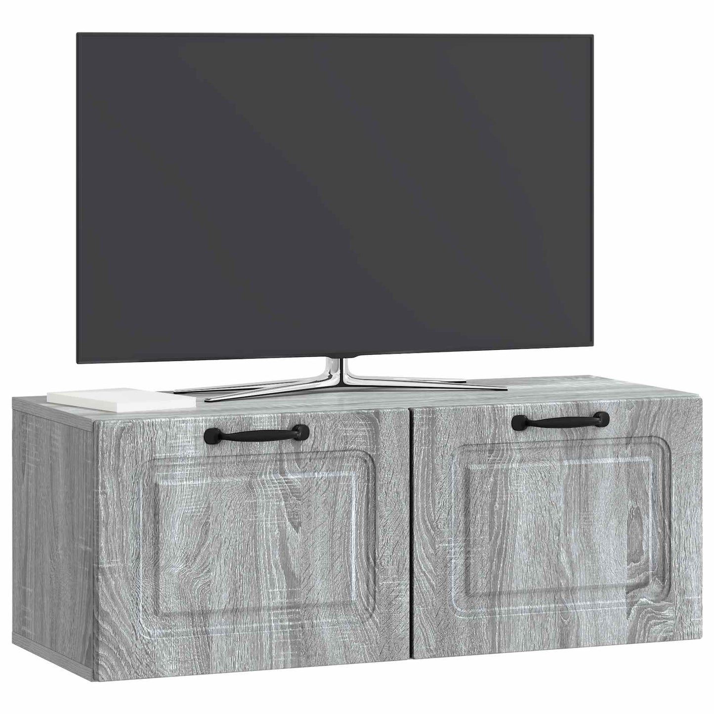 vidaXL Wall-Mounted TV Cabinet 78.5 x 31 x 30 cm Grey Sonoma