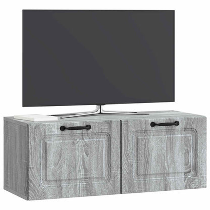 vidaXL Wall-Mounted TV Cabinet 78.5 x 31 x 30 cm Grey Sonoma