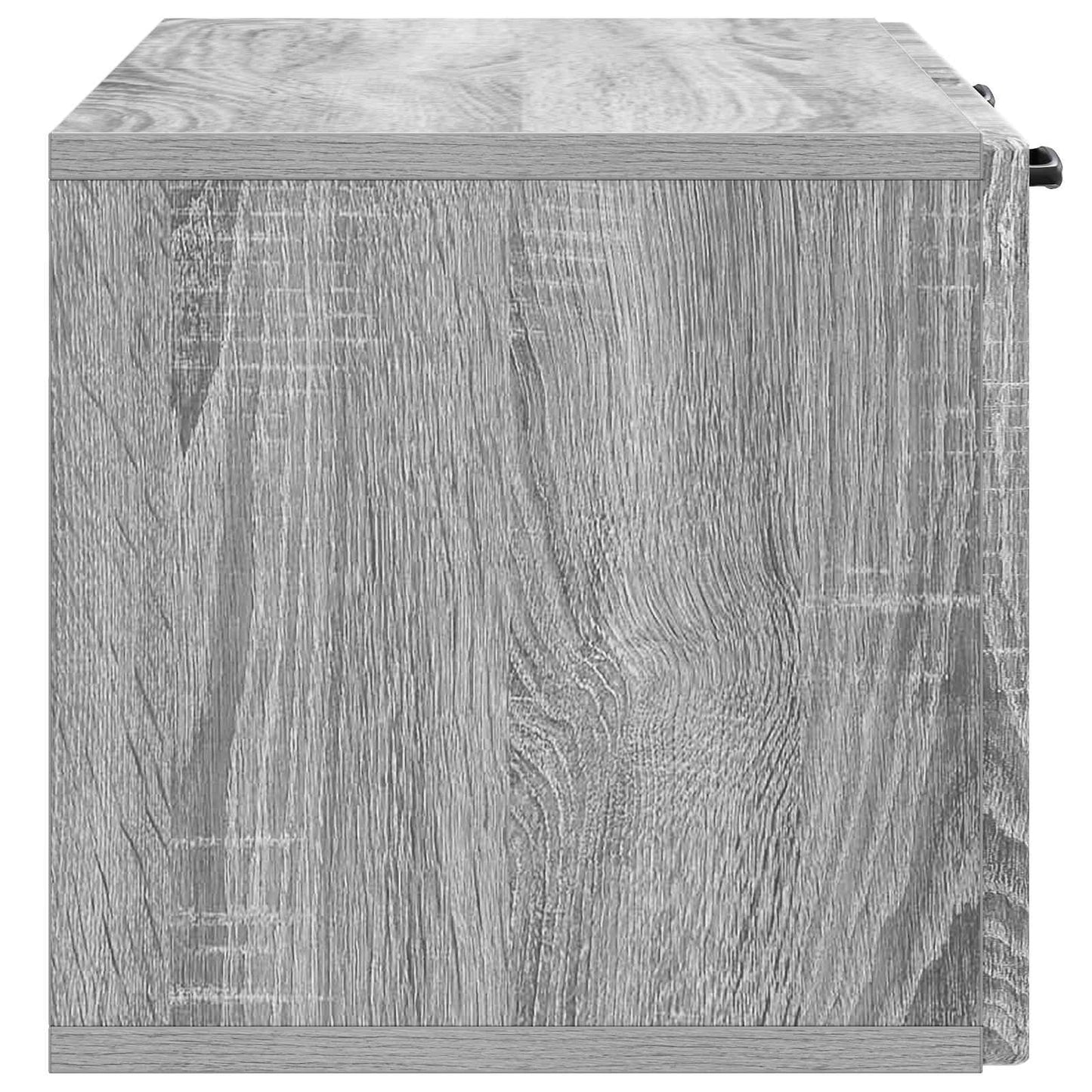 vidaXL Wall-Mounted TV Cabinet 78.5 x 31 x 30 cm Grey Sonoma
