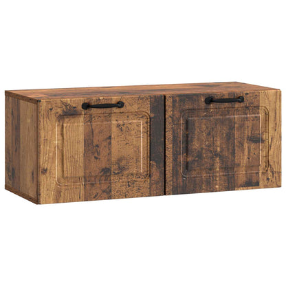 vidaXL Wall-Mounted TV Cabinet Wall-mounted Old Wood 78.5 x 31 x 30 cm