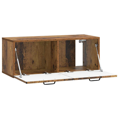vidaXL Wall-Mounted TV Cabinet Wall-mounted Old Wood 78.5 x 31 x 30 cm