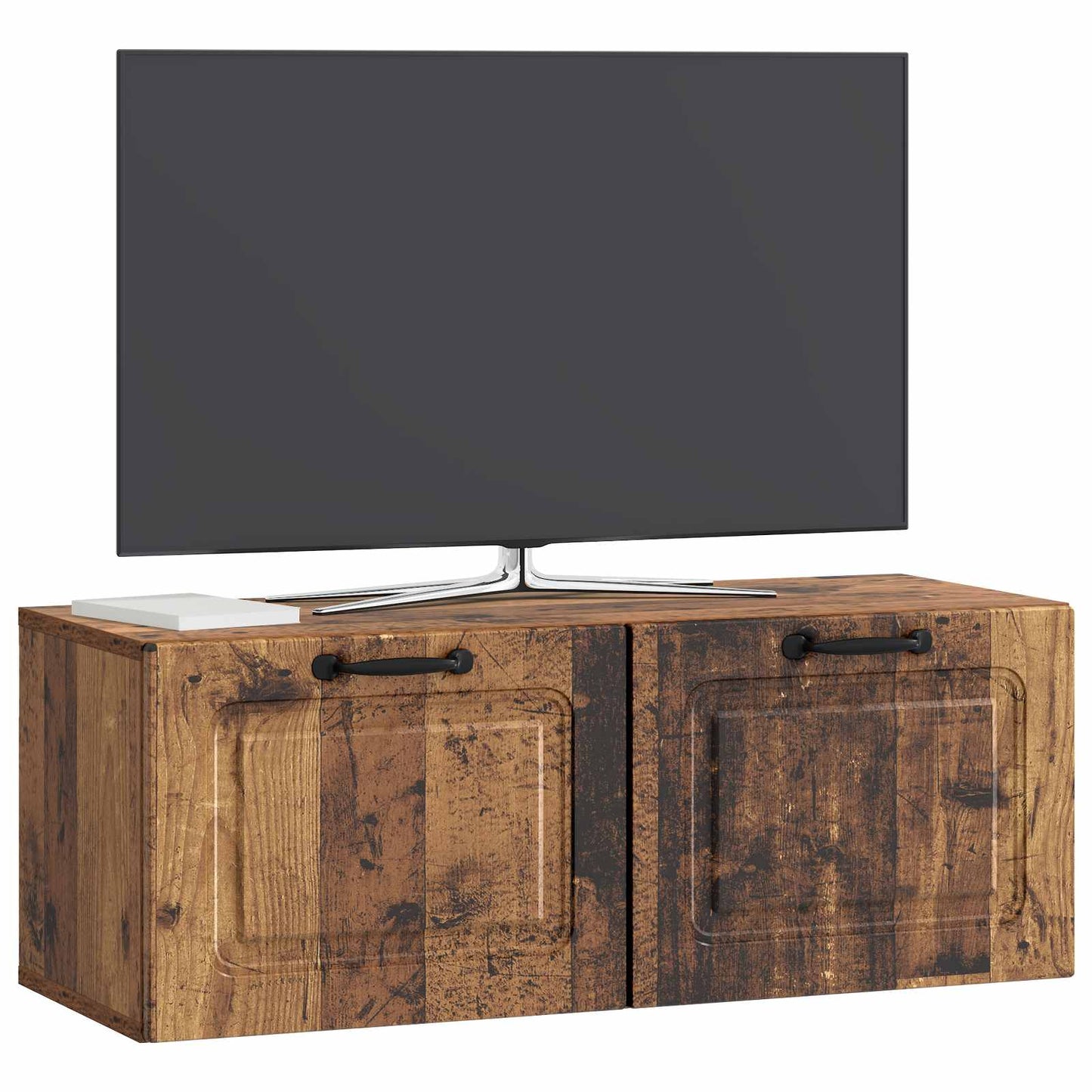 vidaXL Wall-Mounted TV Cabinet Wall-mounted Old Wood 78.5 x 31 x 30 cm