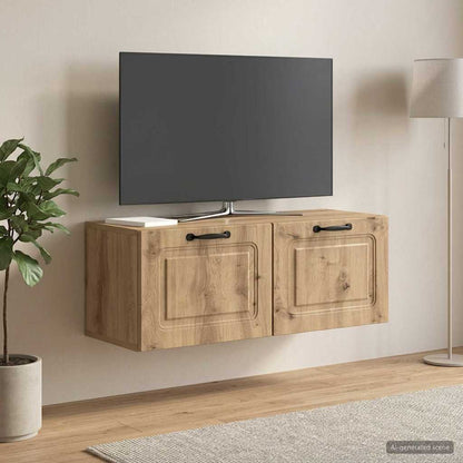 vidaXL Wall-Mounted TV Cabinet 78.5 x 31 x 30 cm Artisan Oak