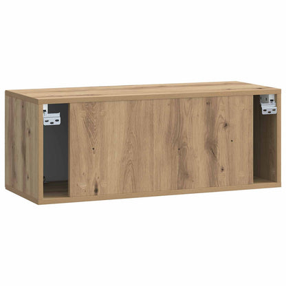 vidaXL Wall-Mounted TV Cabinet 78.5 x 31 x 30 cm Artisan Oak