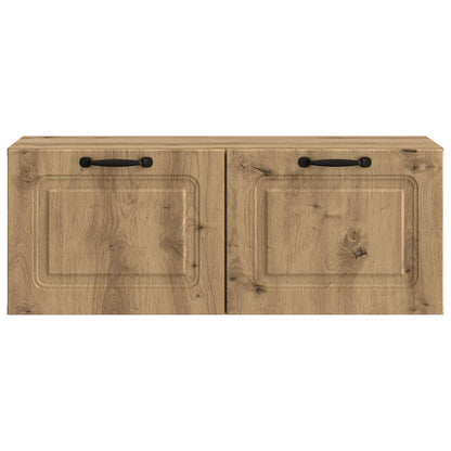 vidaXL Wall-Mounted TV Cabinet 78.5 x 31 x 30 cm Artisan Oak