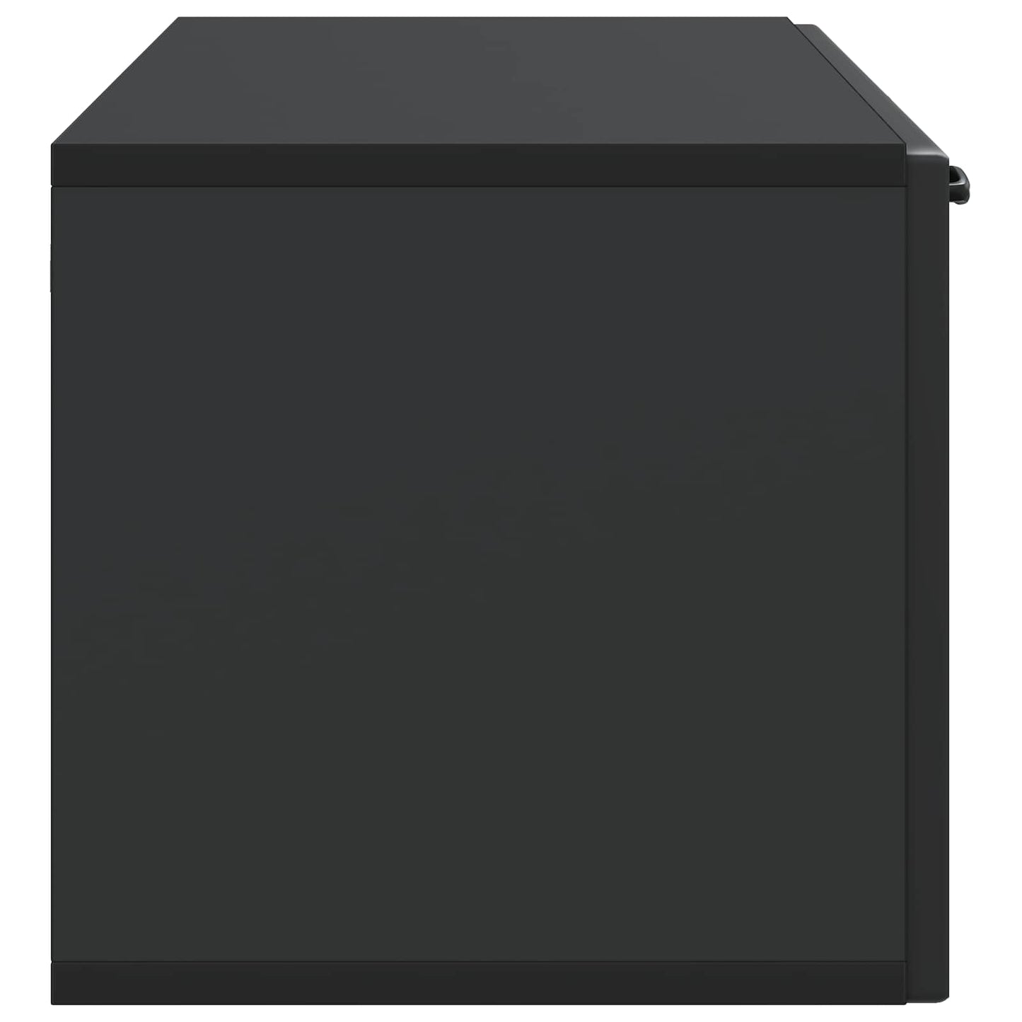 vidaXL Wall-Mounted TV Cabinet Black 98 x 31 x 30 cm Engineered Wood