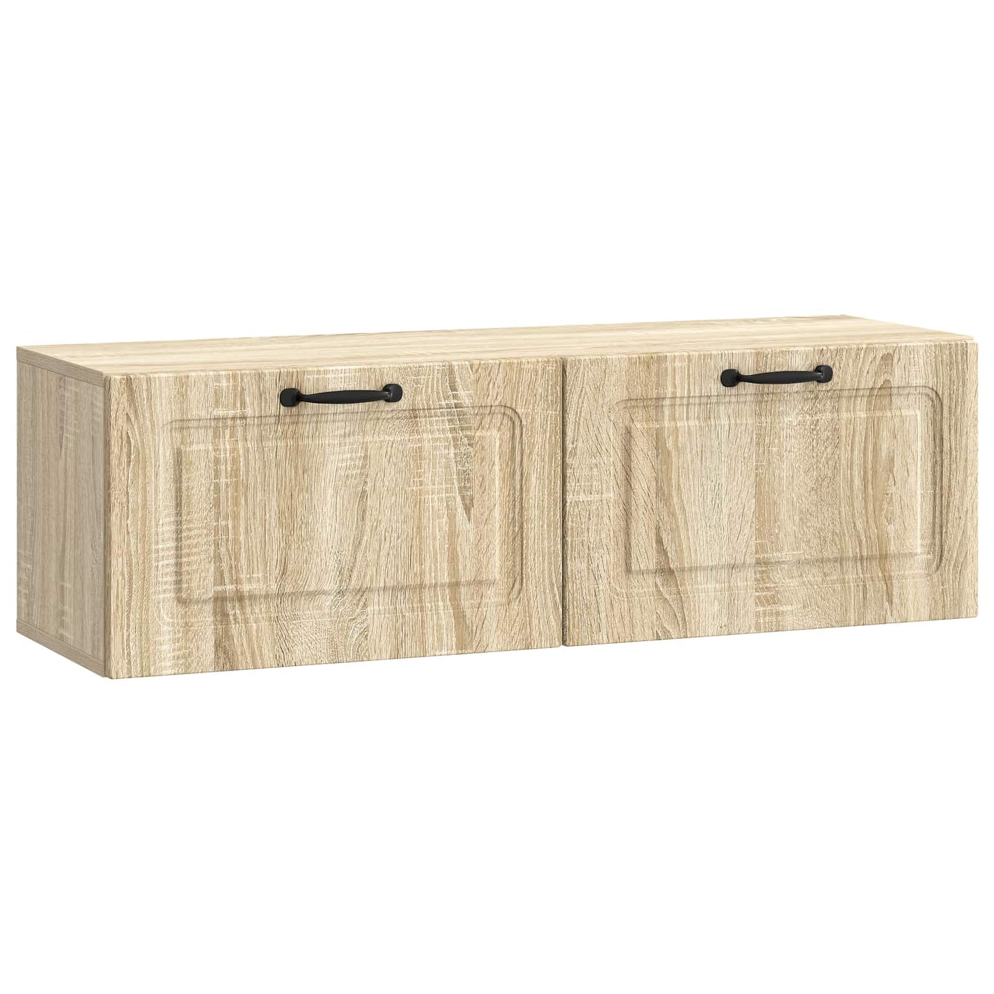 vidaXL Wall-Mounted TV Cabinet Wall-mounted Sonoma Oak 98 x 31 x 30 cm