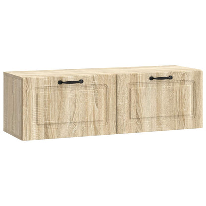 vidaXL Wall-Mounted TV Cabinet Wall-mounted Sonoma Oak 98 x 31 x 30 cm