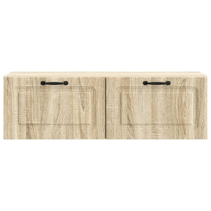 vidaXL Wall-Mounted TV Cabinet Wall-mounted Sonoma Oak 98 x 31 x 30 cm