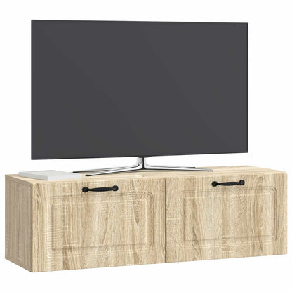 vidaXL Wall-Mounted TV Cabinet Wall-mounted Sonoma Oak 98 x 31 x 30 cm