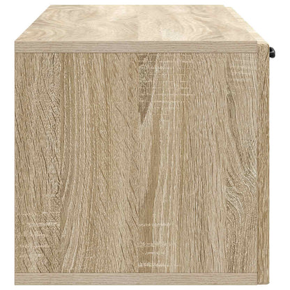 vidaXL Wall-Mounted TV Cabinet Wall-mounted Sonoma Oak 98 x 31 x 30 cm