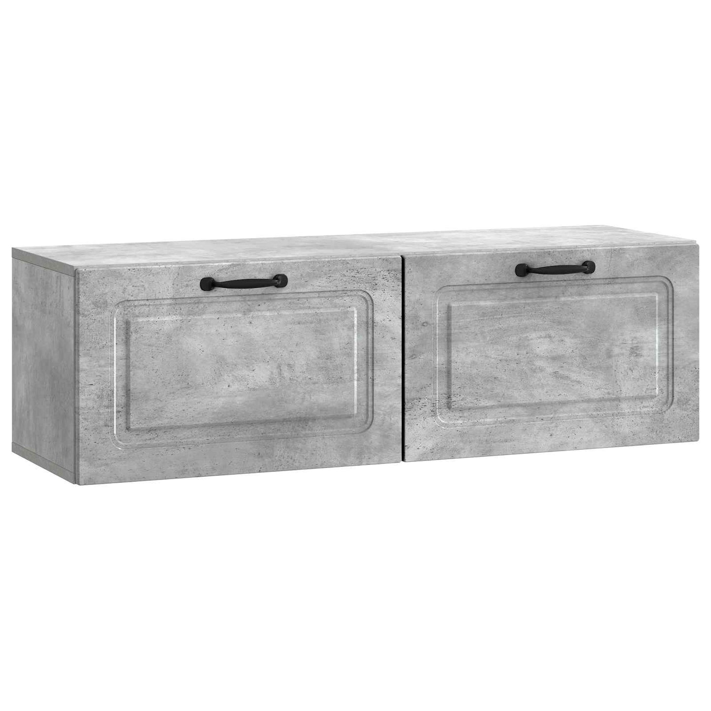 vidaXL Wall-Mounted TV Cabinet Concrete Grey 98 x 31 x 30 cm