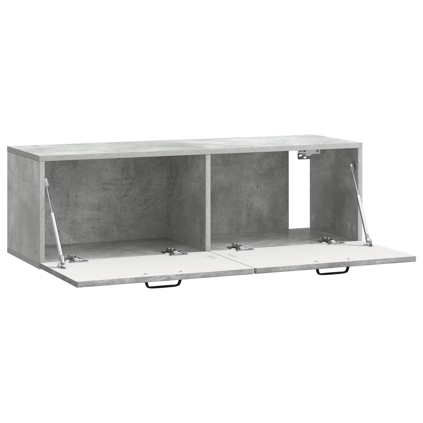 vidaXL Wall-Mounted TV Cabinet Concrete Grey 98 x 31 x 30 cm