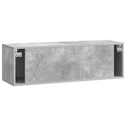 vidaXL Wall-Mounted TV Cabinet Concrete Grey 98 x 31 x 30 cm