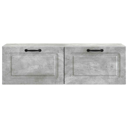 vidaXL Wall-Mounted TV Cabinet Concrete Grey 98 x 31 x 30 cm