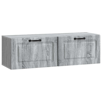 vidaXL Wall-Mounted TV Cabinet Grey Sonoma 98 x 31 x 30 cm