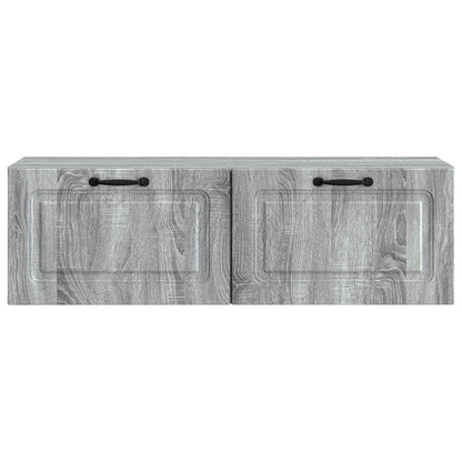 vidaXL Wall-Mounted TV Cabinet Grey Sonoma 98 x 31 x 30 cm