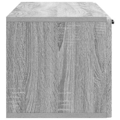vidaXL Wall-Mounted TV Cabinet Grey Sonoma 98 x 31 x 30 cm
