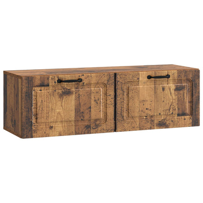 vidaXL Wall-Mounted TV Cabinet Wall-mounted Old Wood 98 x 31 x 30 cm