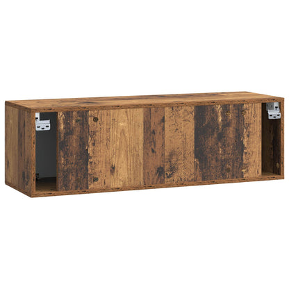vidaXL Wall-Mounted TV Cabinet Wall-mounted Old Wood 98 x 31 x 30 cm