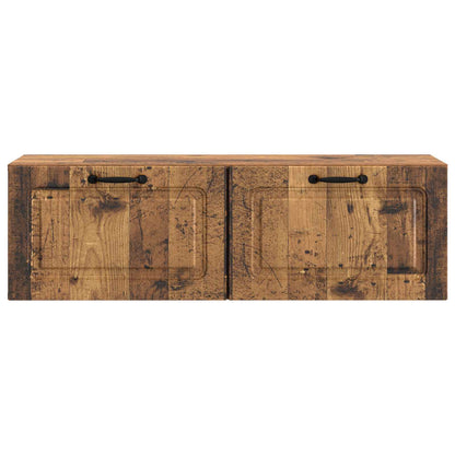 vidaXL Wall-Mounted TV Cabinet Wall-mounted Old Wood 98 x 31 x 30 cm
