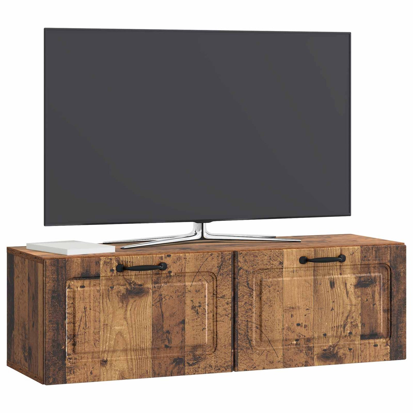 vidaXL Wall-Mounted TV Cabinet Wall-mounted Old Wood 98 x 31 x 30 cm