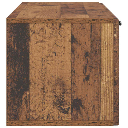 vidaXL Wall-Mounted TV Cabinet Wall-mounted Old Wood 98 x 31 x 30 cm