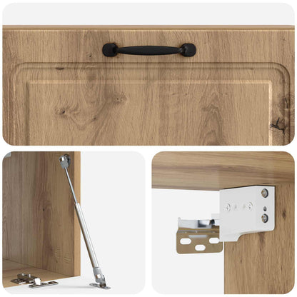 vidaXL Wall-Mounted TV Cabinet Artisan Oak 98 x 31 x 30 cm