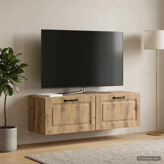 vidaXL Wall-Mounted TV Cabinet 98 x 31 x 30 cm Artisan Oak