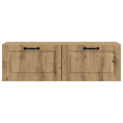 vidaXL Wall-Mounted TV Cabinet Artisan Oak 98 x 31 x 30 cm