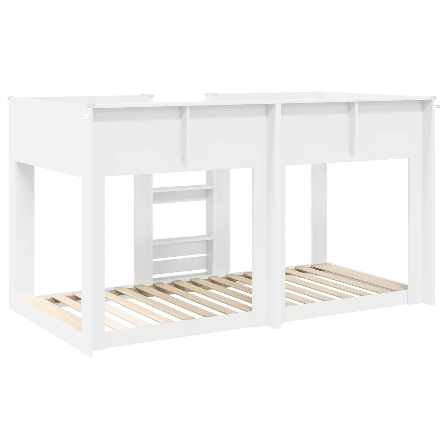 vidaXL Bunk Bed for Kids White 75 x 190 cm Engineered Wood