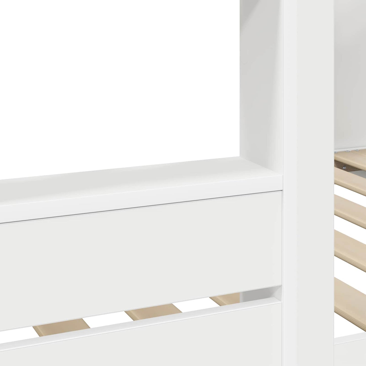 vidaXL Bunk Bed for Kids White 80 x 200 cm Engineered Wood