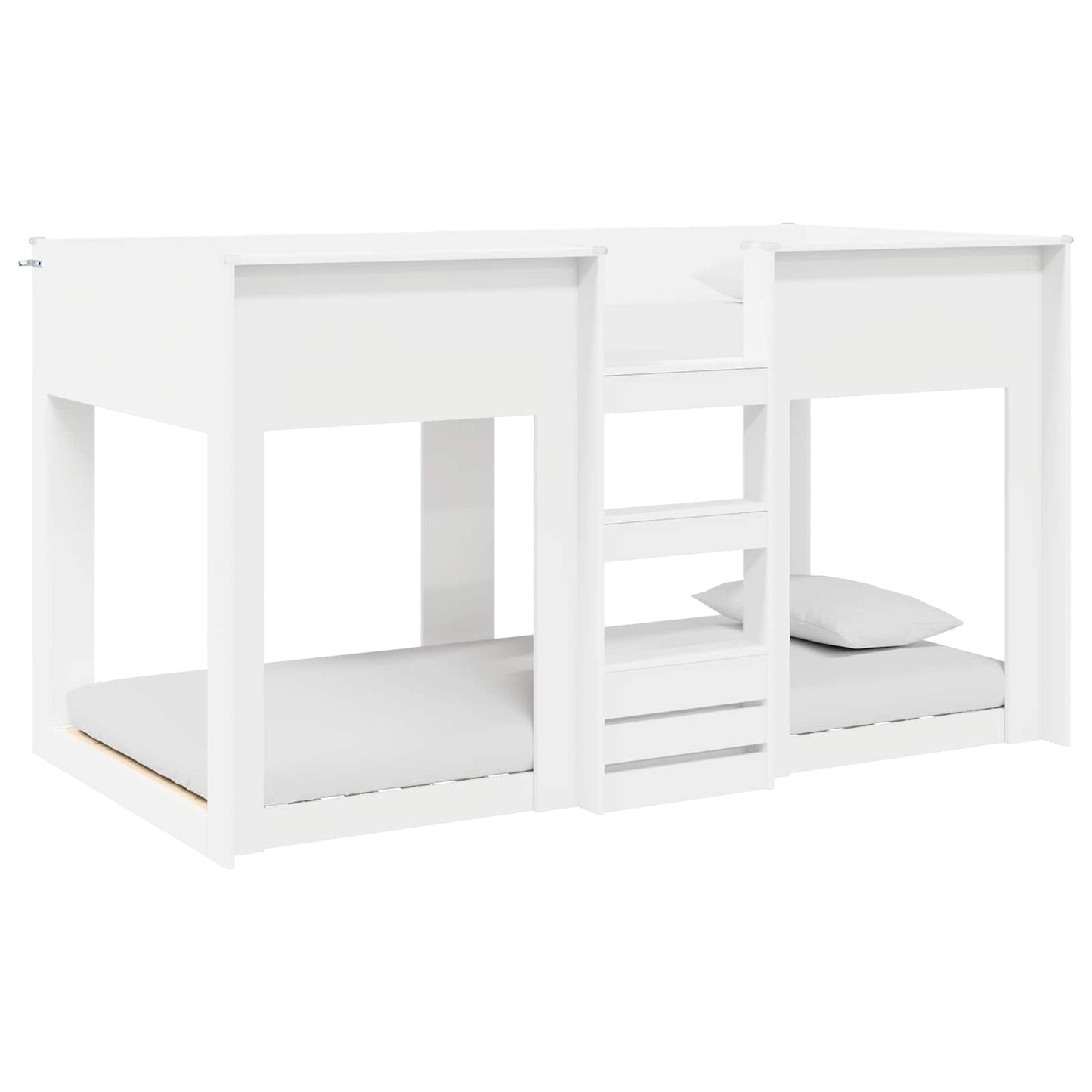 vidaXL Bunk Bed for Kids White 80 x 200 cm Engineered Wood