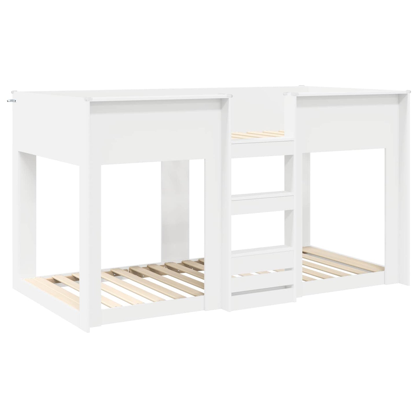 vidaXL Bunk Bed for Kids White 80 x 200 cm Engineered Wood