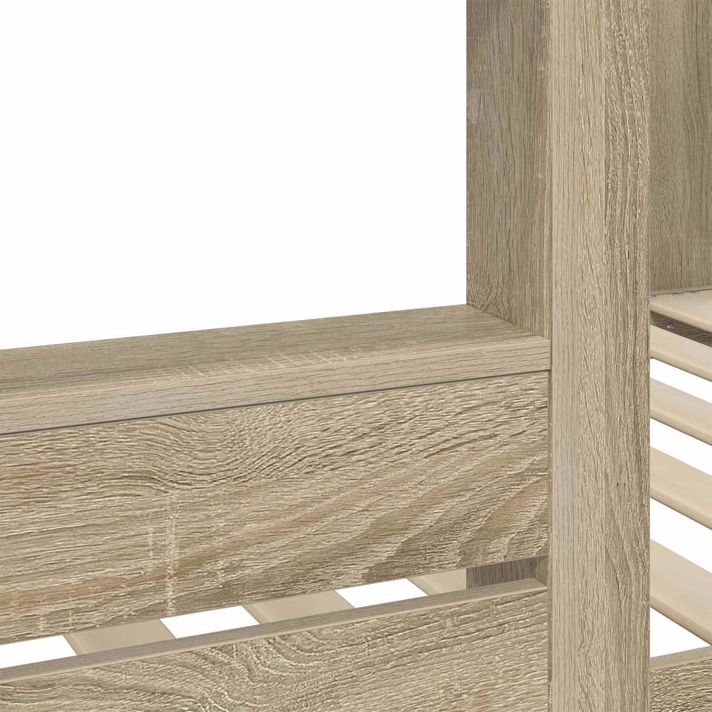 vidaXL Bunk Bed for Kids Sonoma Oak 80 x 200 cm Engineered Wood